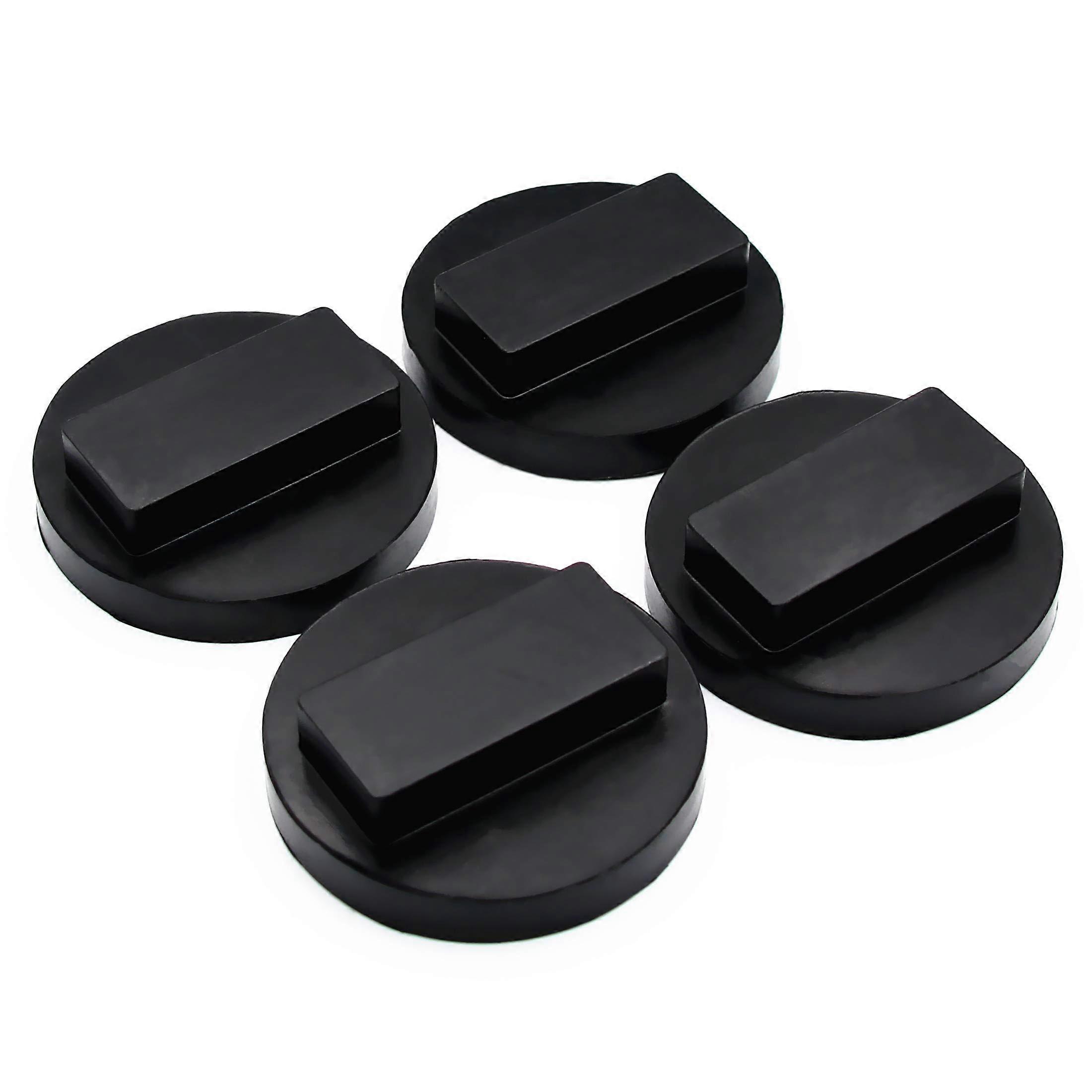 Jack Pad Universal for BMW and Mini Slotted Rubber Jack Frame Pad Rail Protector Square Polyurethane Jack Block (4 PCS)