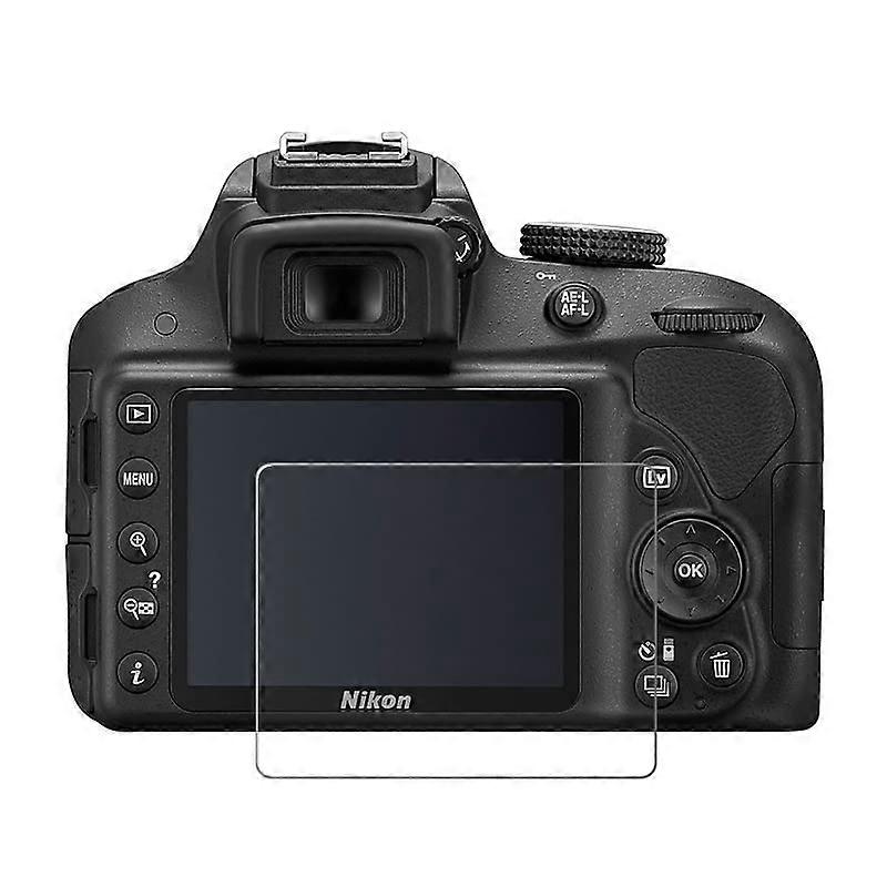 Nikon D3100 D3200 D3300 D3400 D3500 D3600 Tempered Glass 9H LCD Screen Protector Film Guard, 2.5D, 5 Packs