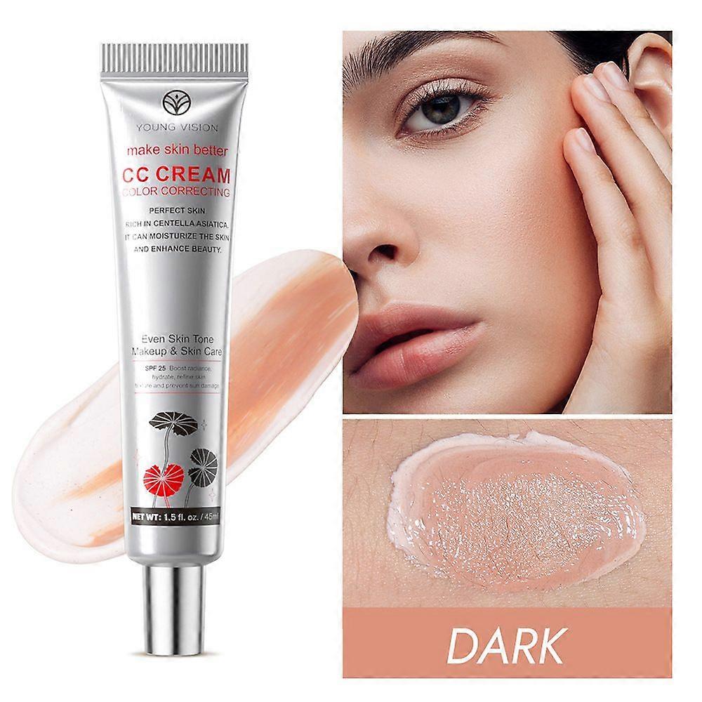 Cc Cream, Color Changing Cc Cream, 2 in 1 Skincare & Makeup, Hydrating Foundation with Multipurpose Pre-makeup Hydrating Primer, Long Lasting Face Con