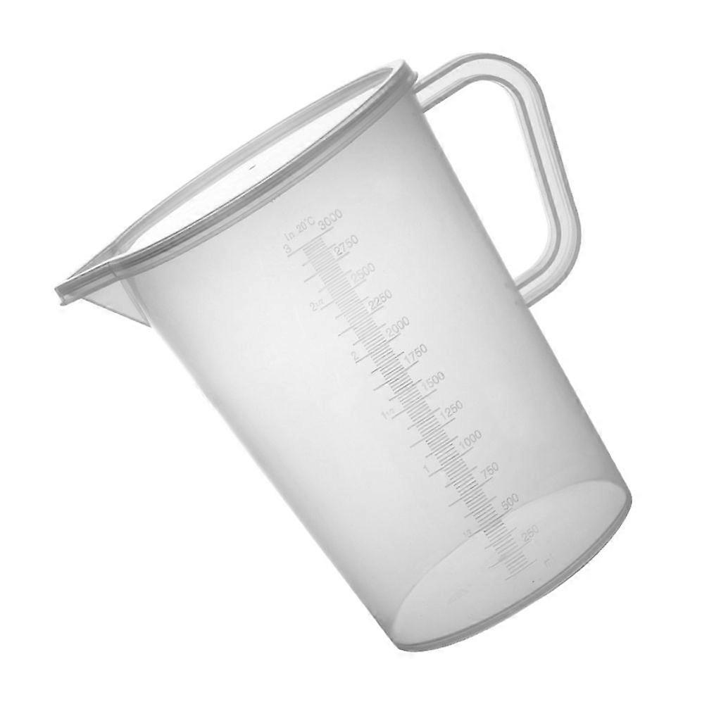 Durable 3000ml Measuring Pitchers for Kitchen and Laboratory Accuarte Tasks