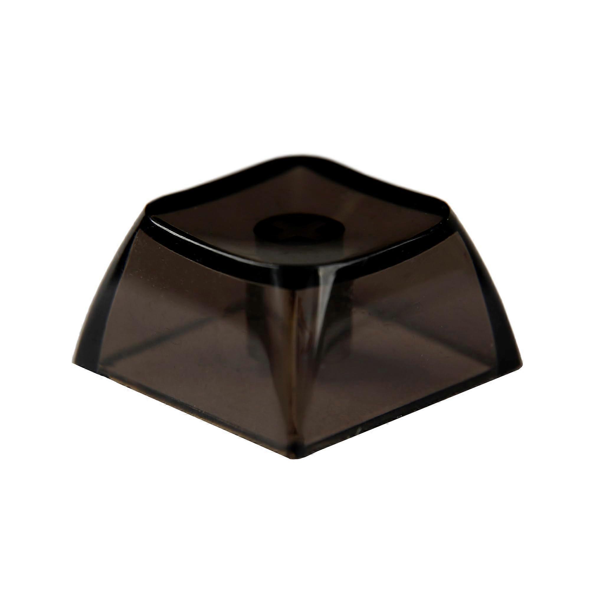 1U Blank Crystal PC Material Transparent ZDA Profile XDA v2 1.6mm Thickness Keycaps Shine Through 1X Keys for MX Backlit Mechanical Keyboard