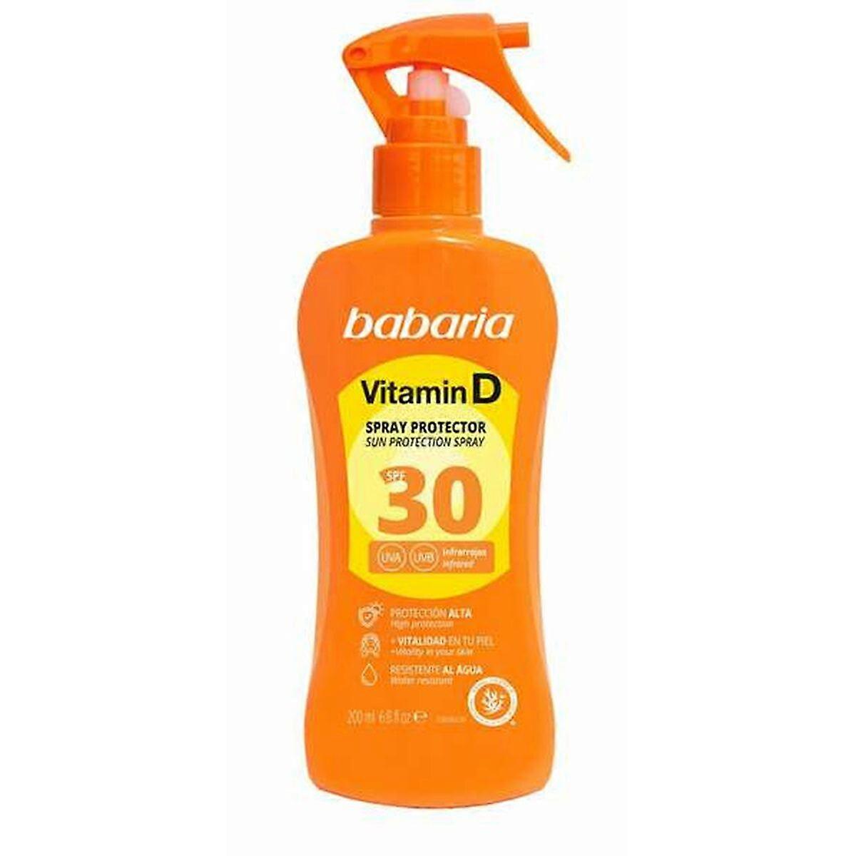 Spray Sun Protector Babaria Spf 30 200 ml Vitamin D