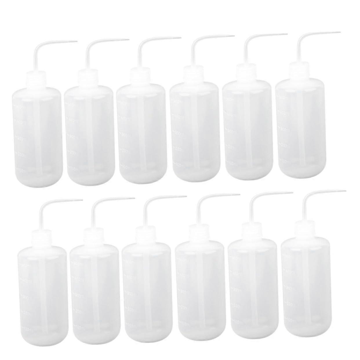 Garden Watering Bottle Set 500ml Squeeze Plant Can Watering Bending Nozzle for Roots for Succulents