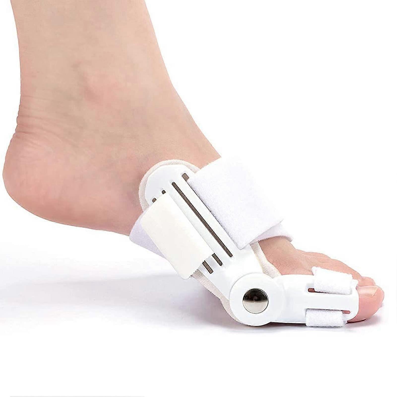 Bunion Orthosis Extreme Fit Bunion Corrector, Unisex Adjustable Splint With Silicone Inner Pad, 2-Piece Set