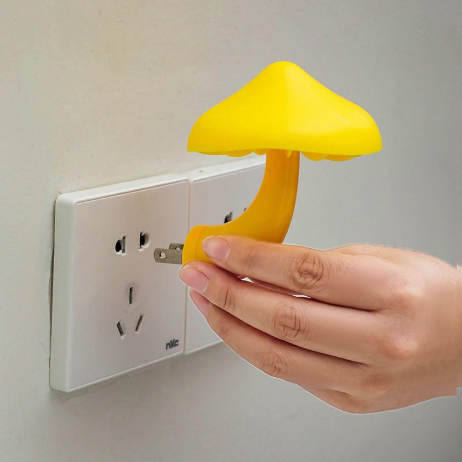 Light Control Mushroom Night  Mushroom   Bedroom Student Dormitory Induction Sleep Warm Light Decoration Props Atmosphere Light