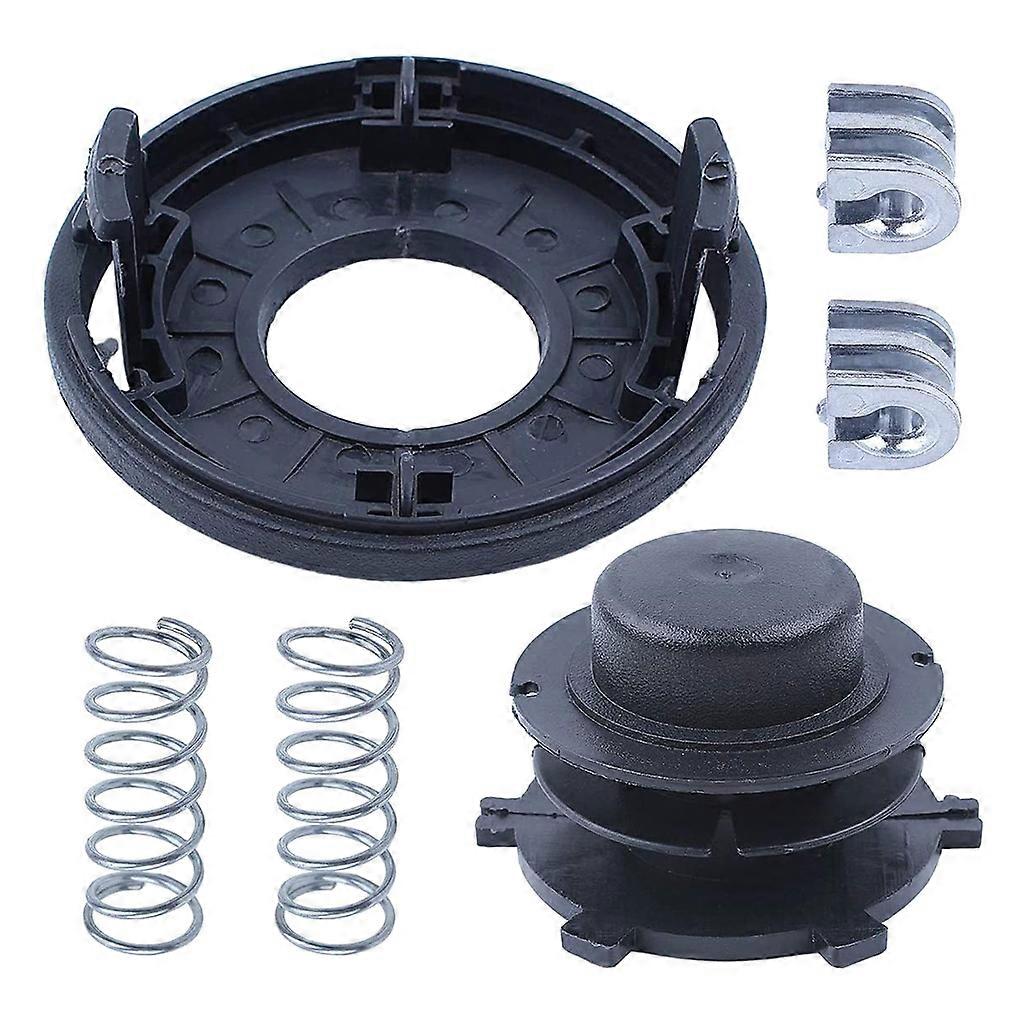 String Trimmer Replacement Parts for Head Spool and Cover Cap 6pcs Kit for FS44 FS80 FS83 FS85 FS100 FS110 FS120 FS130