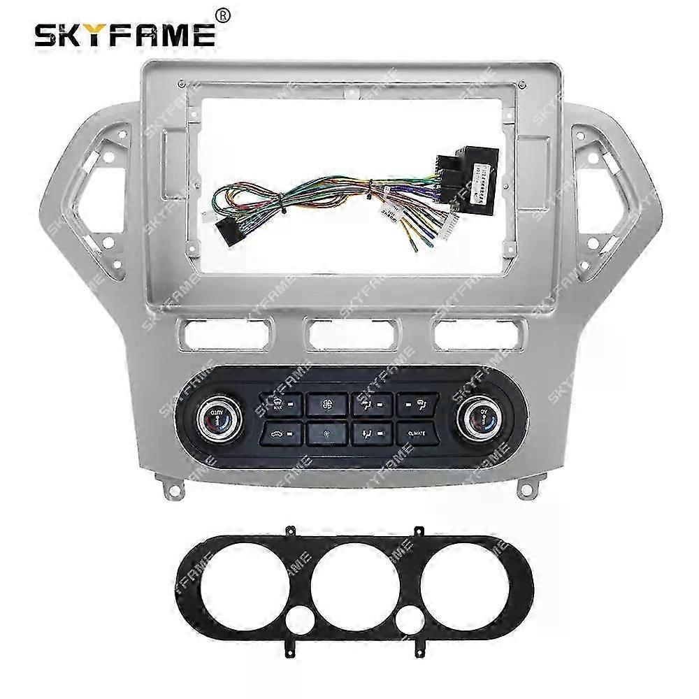 Applies to Car Frame Fascia Adapter Canbus Box Decoder Android Radio Dash Fitting Panel Kit Suitable for Suitable ford Mondeo 4 MK4 Galaxy