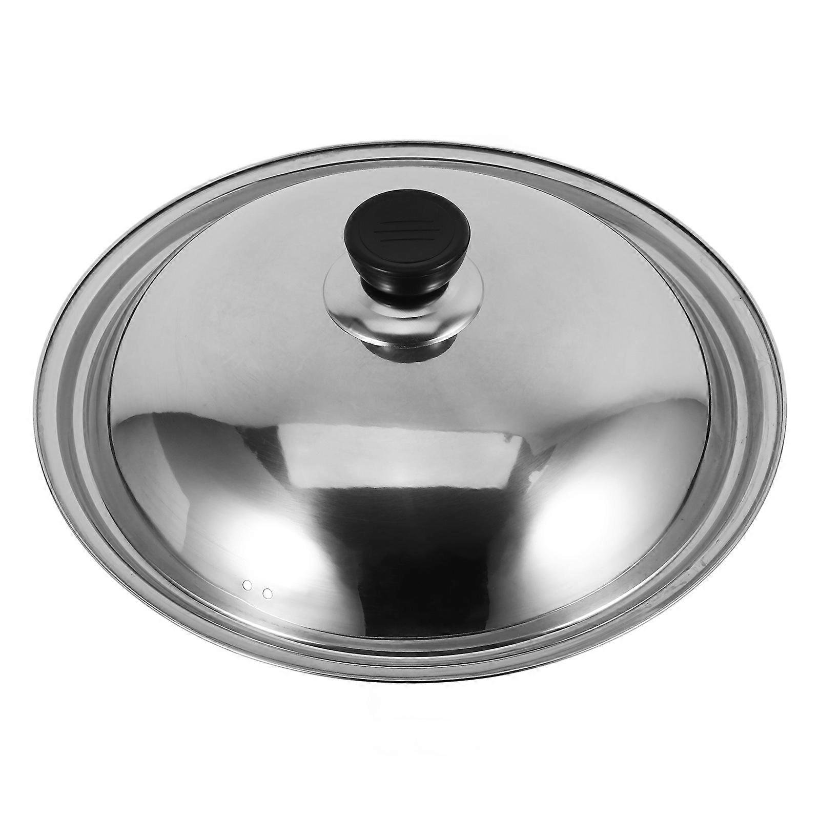 Multi-Function Pan Cover for Kitchen Use Stainless Steel Pan Lid