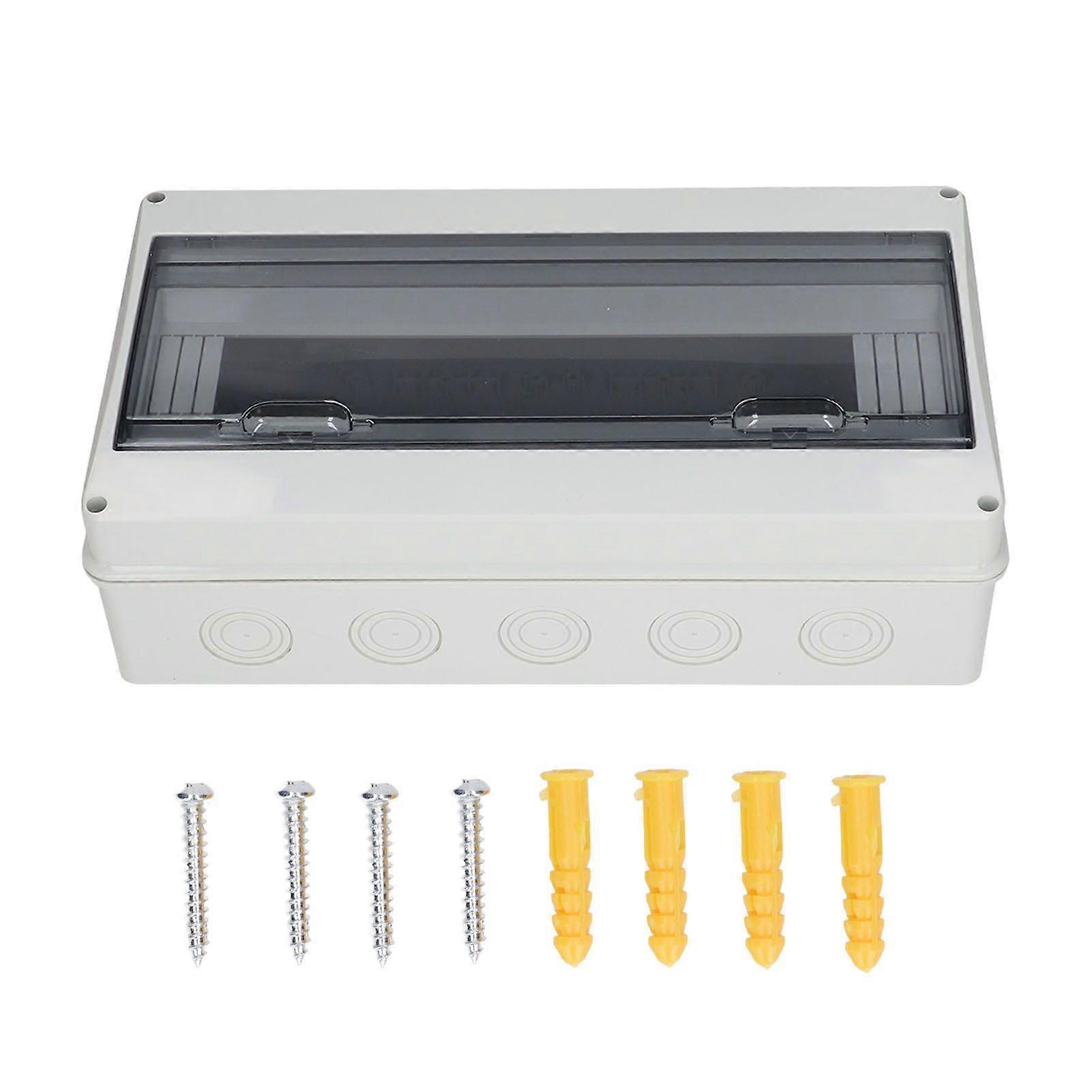 2025 Latest Model  Distribution Box 18 Way Waterproof Circuit Breaker Plastic