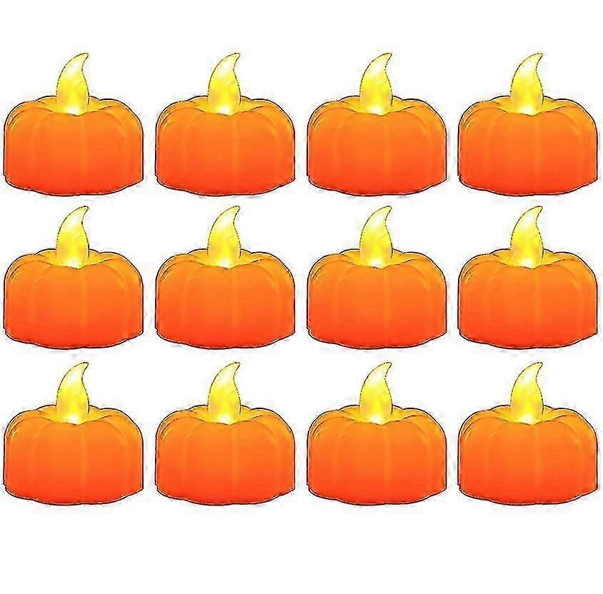 Halloween 12 Pack Led Pumpkin Lights