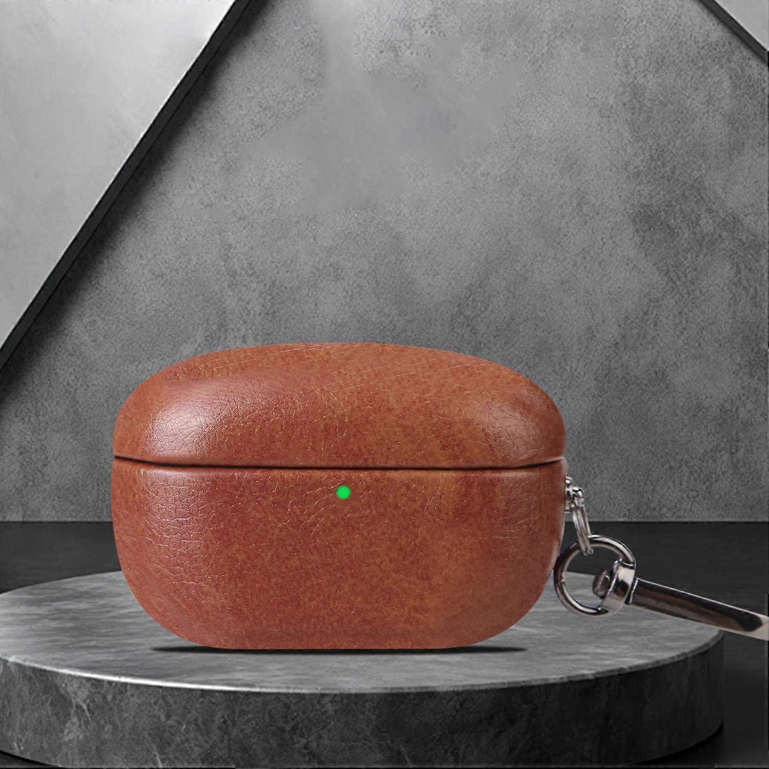 Oljigt läder Bluetooth hörlurar Skyddsfodral För Sony WF-1000XM5