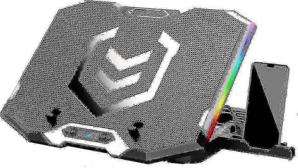 Rgb Laptop Cooling Pad 15 -17.3 Polegadas, Gaming Laptop Cooler Pad