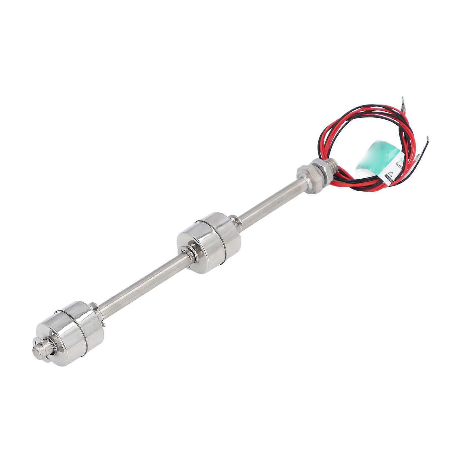 Float Switch Water Level Sensor 200mm High Pressure Stainless Steel Double Ball Float Switch Sensor 0‑