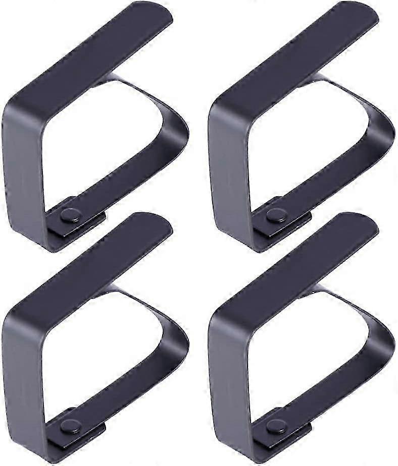 4Pcs Adjustable Stainless Steel Tablecloth Clips for Use with Table Linens