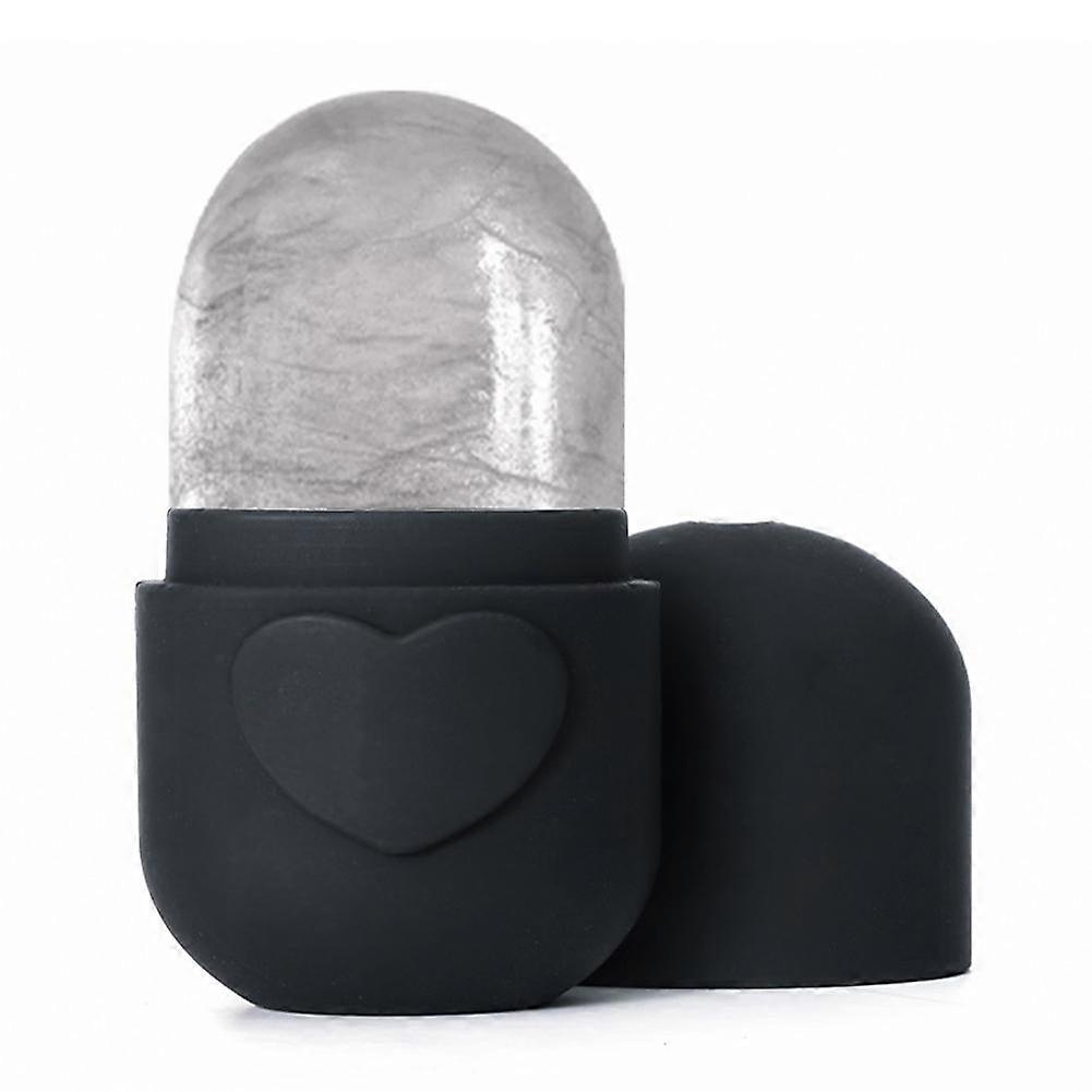 Heart shape (black) (M)$Cross-border new products face ice tray beauty products face ice massage ice roller capsule ice tray manufacturer spot