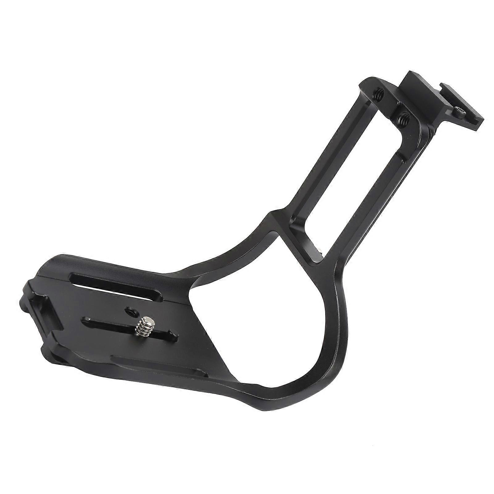 Quick Release L Plate with Hot Shoe Grip for D6 Camera, Black
