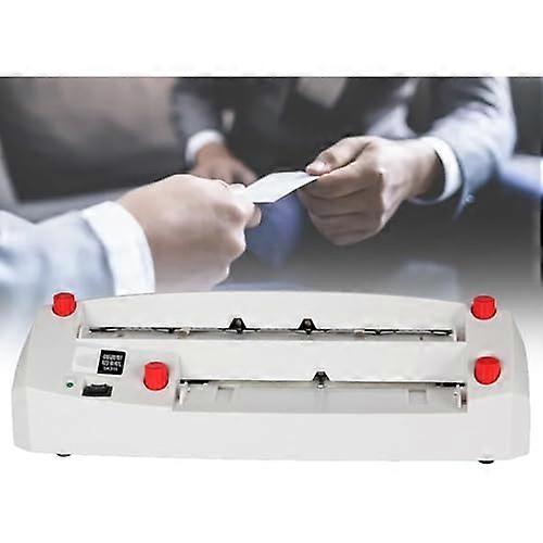 Adjustable business card cutter with 9 blade designs, portable, quiet, high speed for invitations, memberships and word cards