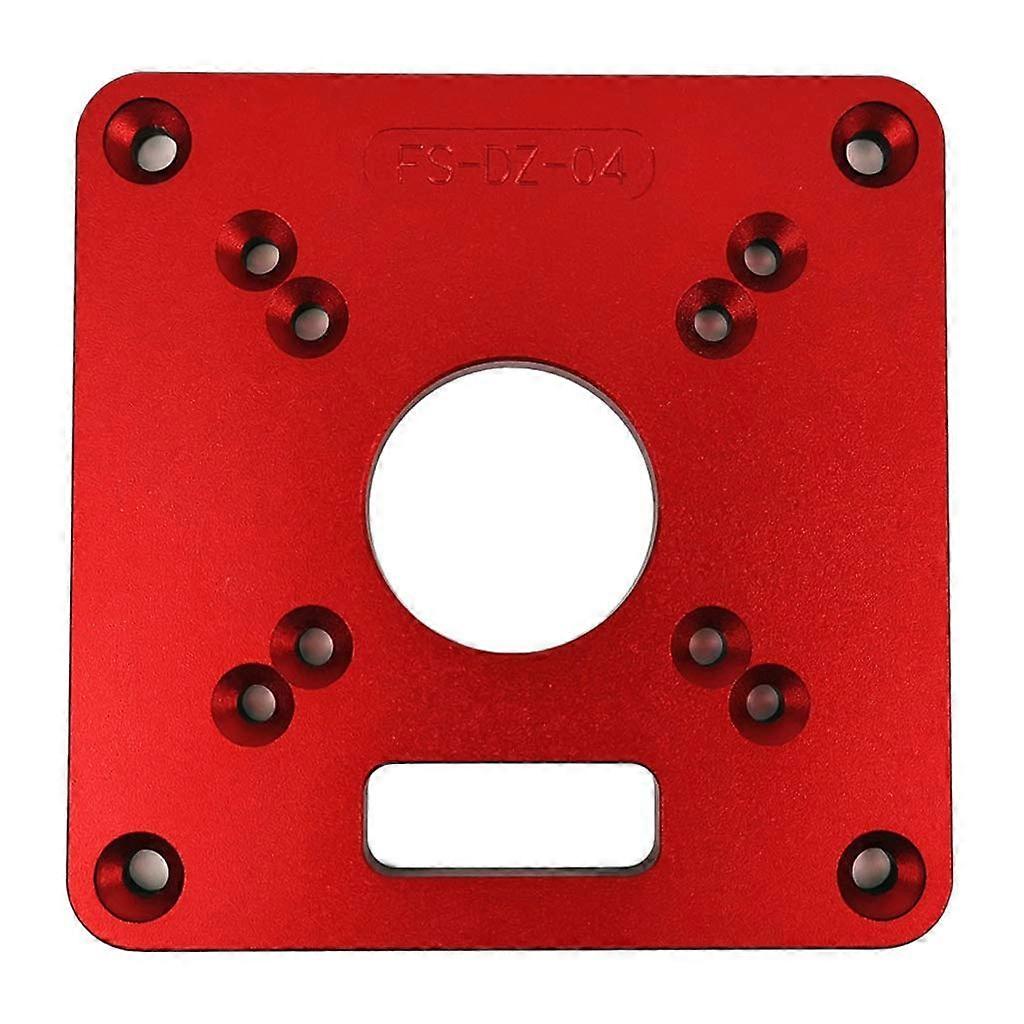 Router Plate Aluminium Alloy Router Table Insert Plate Universal Trimming Machine Flipboard for Woodworking Benches Table Top