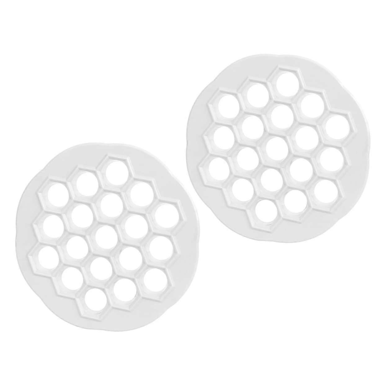 2 x Dumplings Mould Rotary Maker Baking Waffle Iron Dishwasher Inserts