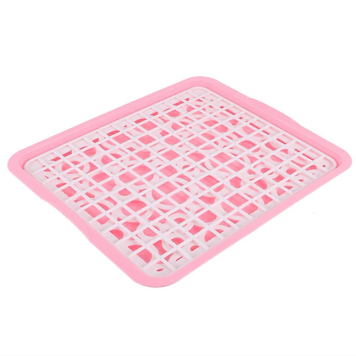 Vegetable Draining Tray Plastic Storage Plate Kitchen Strainer 31.70X26.60X2.30CM 1Pc