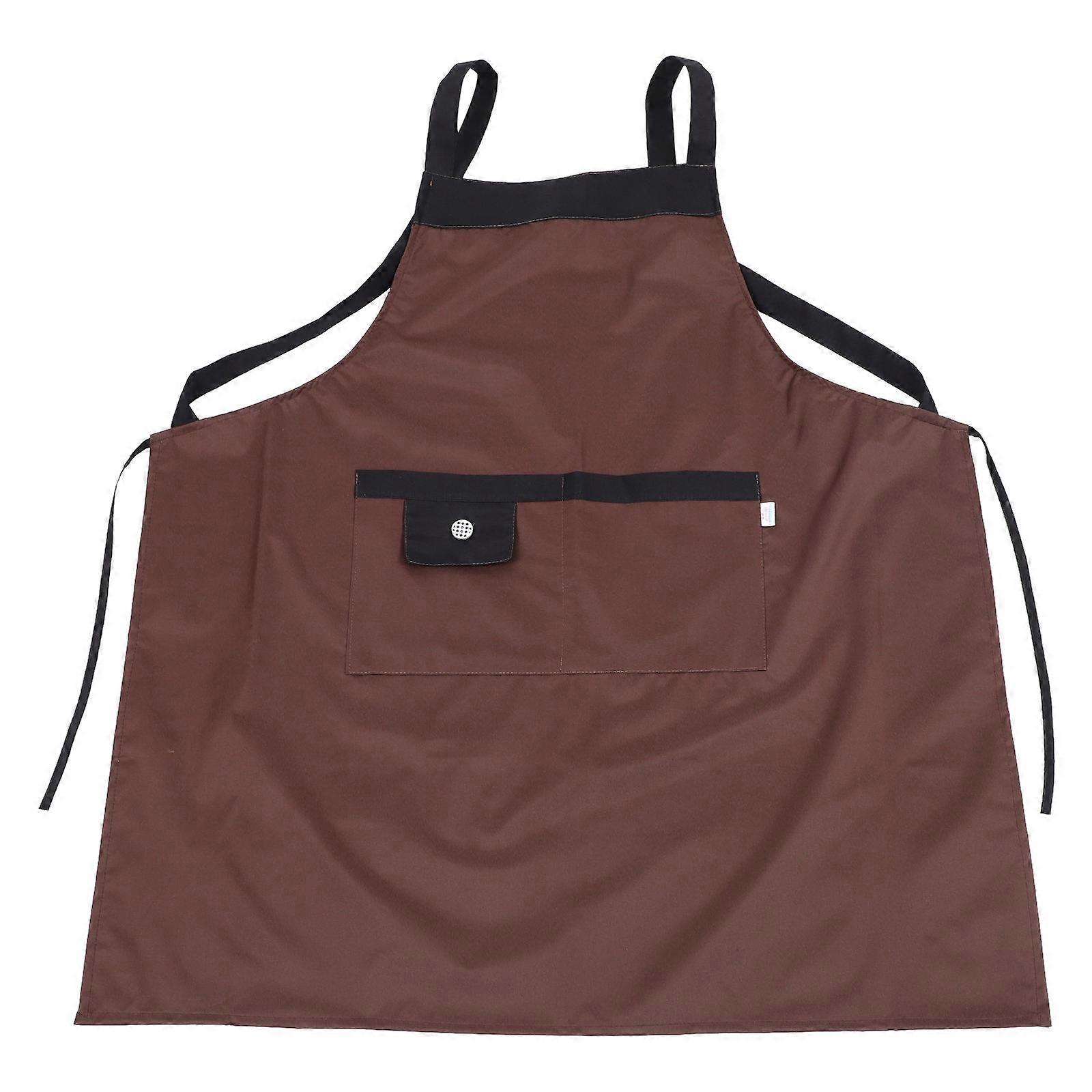 Reusable Cooking Apron with Pocket – Comfortable Fit for Home, Restaurant, Cafes, and Kitchens – Easy to Clean Unisex Design