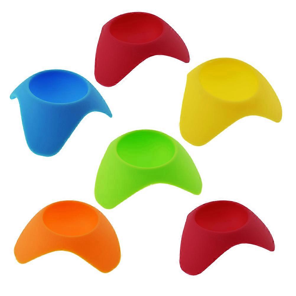Chicken Egg Holder Non-scratch Rust-proof Break-resistant for Restaurant Users 6Pcs 2.8 2.8 1.4in