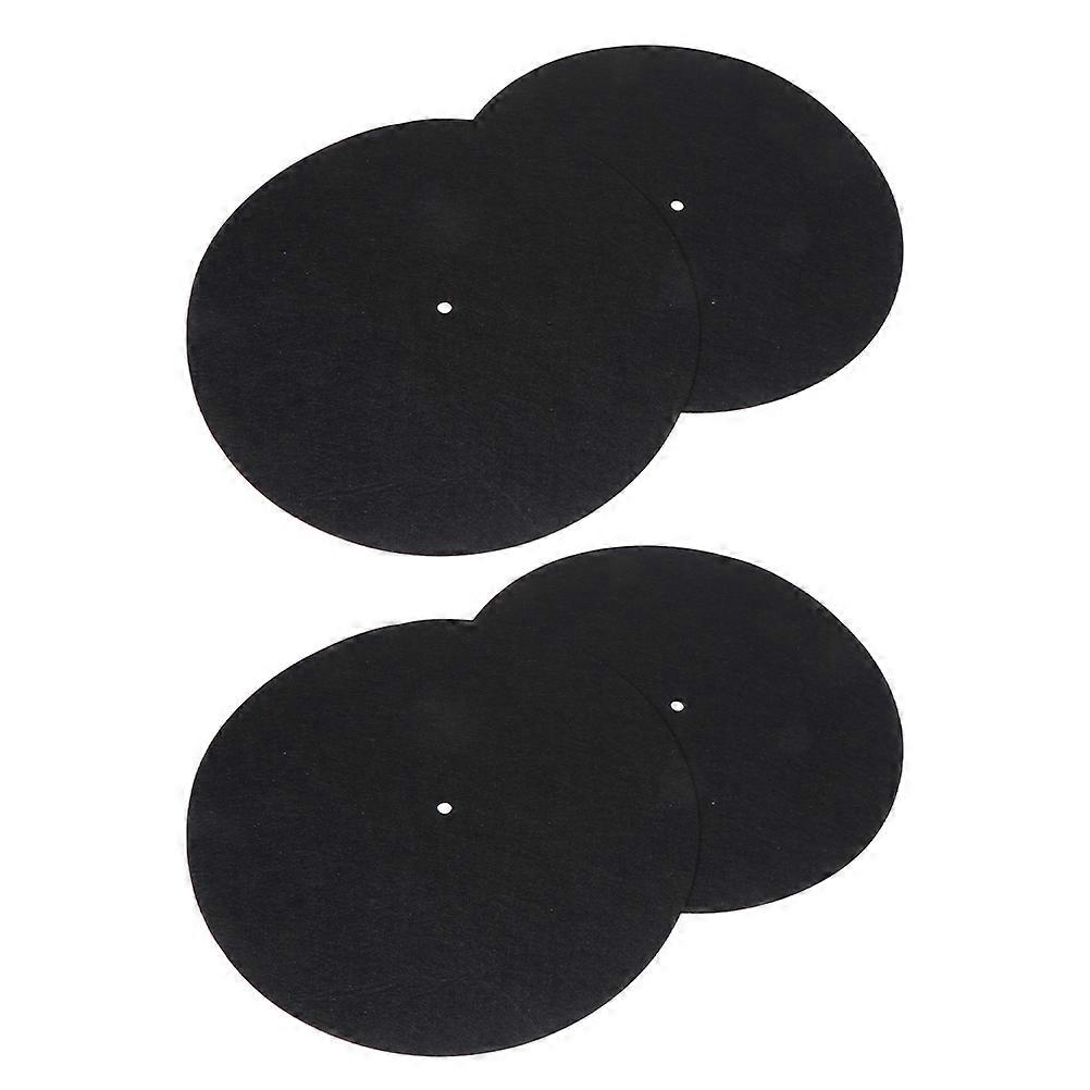 4pcs Vinyl Record Protective Mat Anti Static Disc Mat