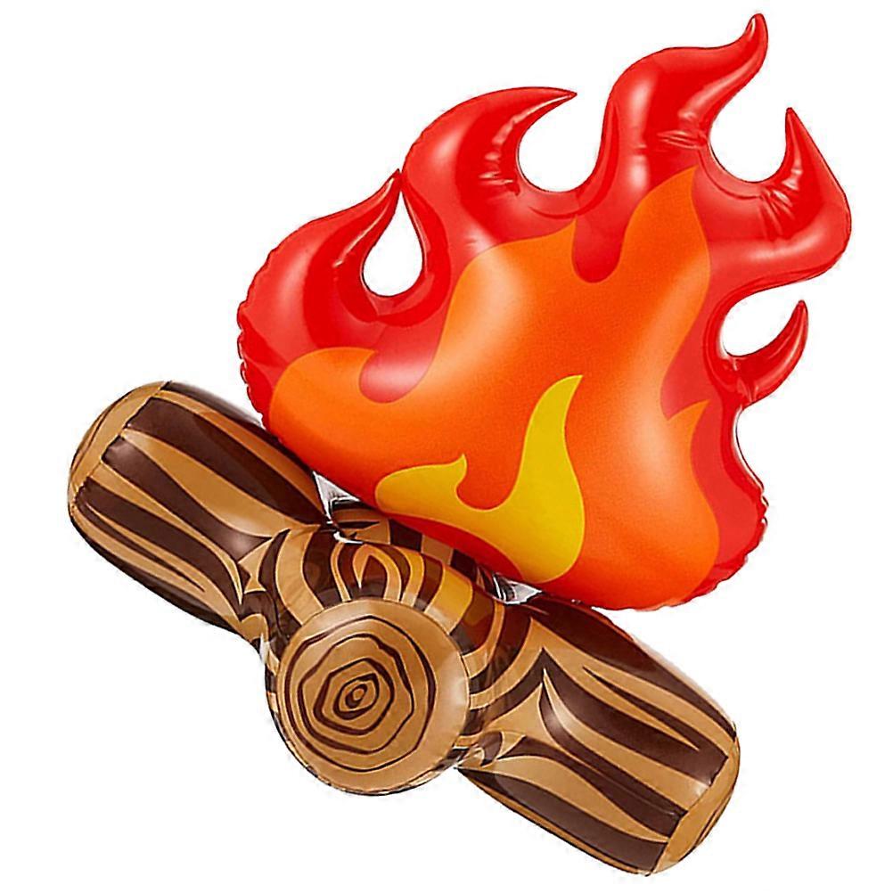 Campfire Inflatable Campfire Decor Round For Yard Decor Multi 1Set
