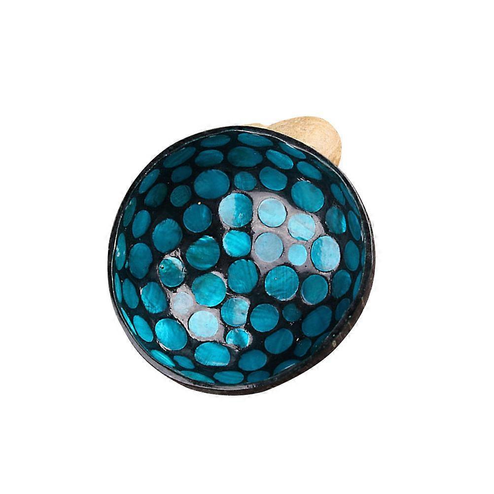 Coconut Shell Bowl for Home Use Unique Storage Decorative Key Candy Nuts Bowl 6.5 Inch