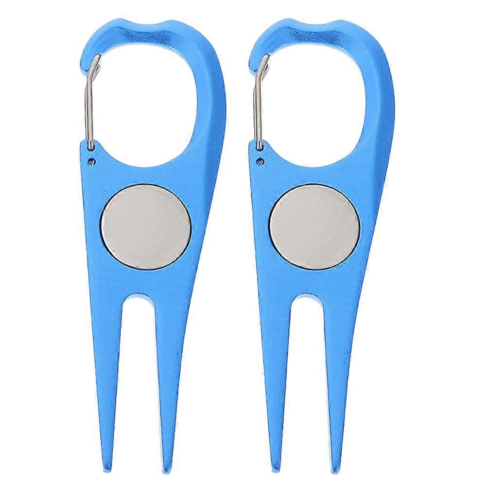 Pitch Repair Tool Golf Divot Repair Tool Practical Design Streamlined Design 2Pcs