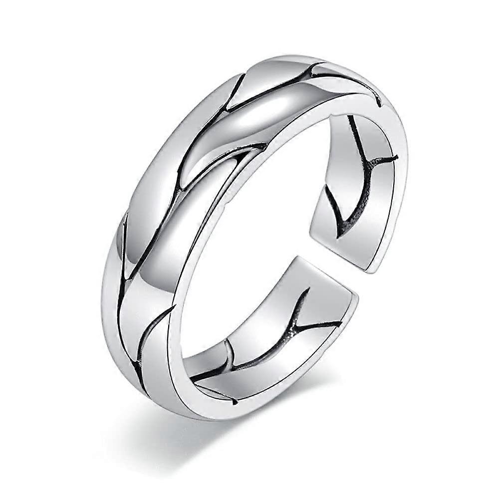 Adjustable Open Rings for Women, Retro Trend Hip-Hop Style, Unisex Adjustable Size, Ideal Birthday and Valentine's Day Gift