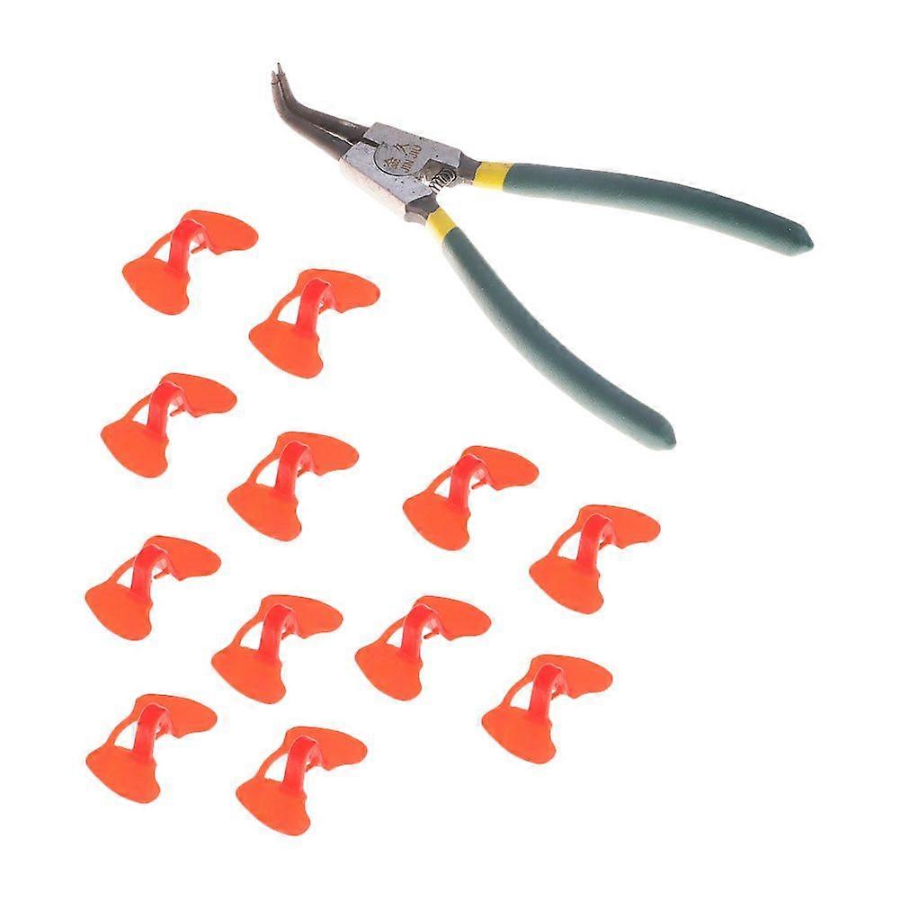 1 ensemble de pinces anti-picage pour poulets (couleurs assorties)
