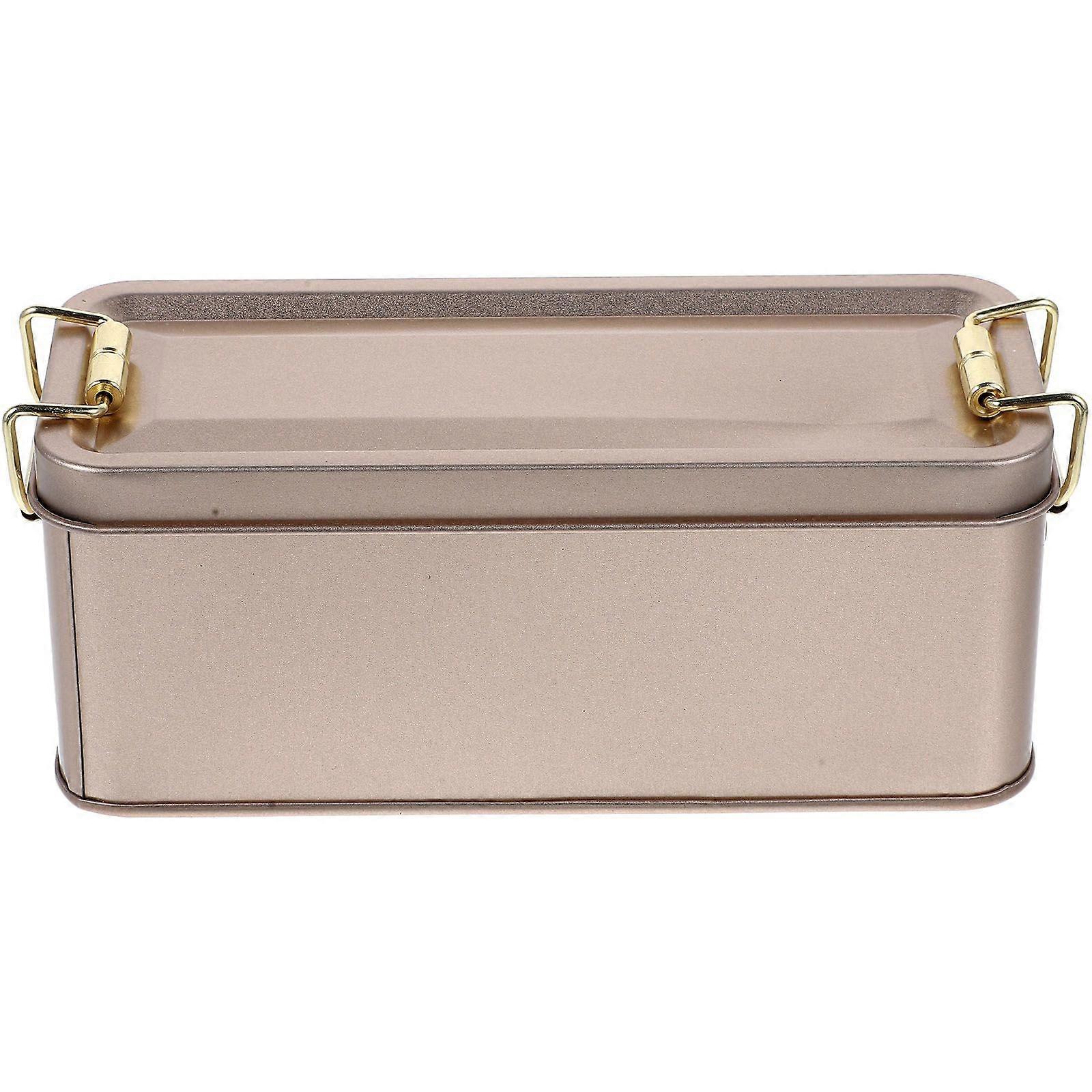 Vintage Tinplate Storage Box Cookie Storage Case Cookie Container Tinplate Cookie Case