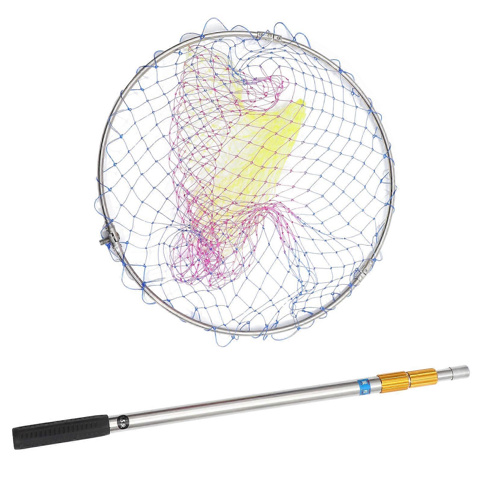 Filet de pêche extensible en acier inoxydable Les pêcheurs portables utilisent 1 pièce