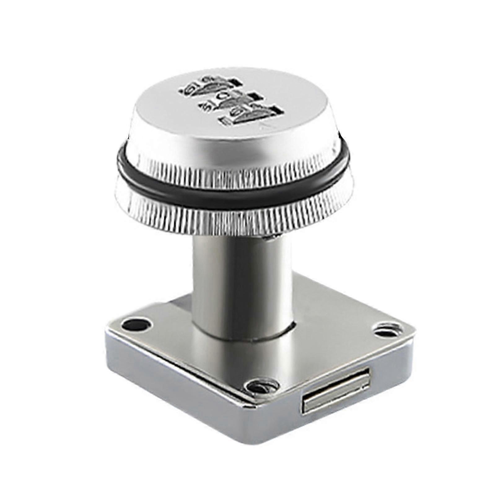 1 Set Digital Password Lock Thickened 3-digit Design Zinc Alloy Mailbox Drawer Security Number Code Lock Daily Use Mengxi