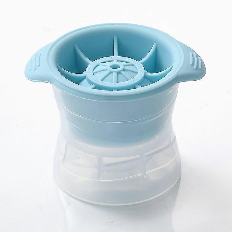 Large Spherical Ice Cube Trays 6 cm Set of 2 (Blue)