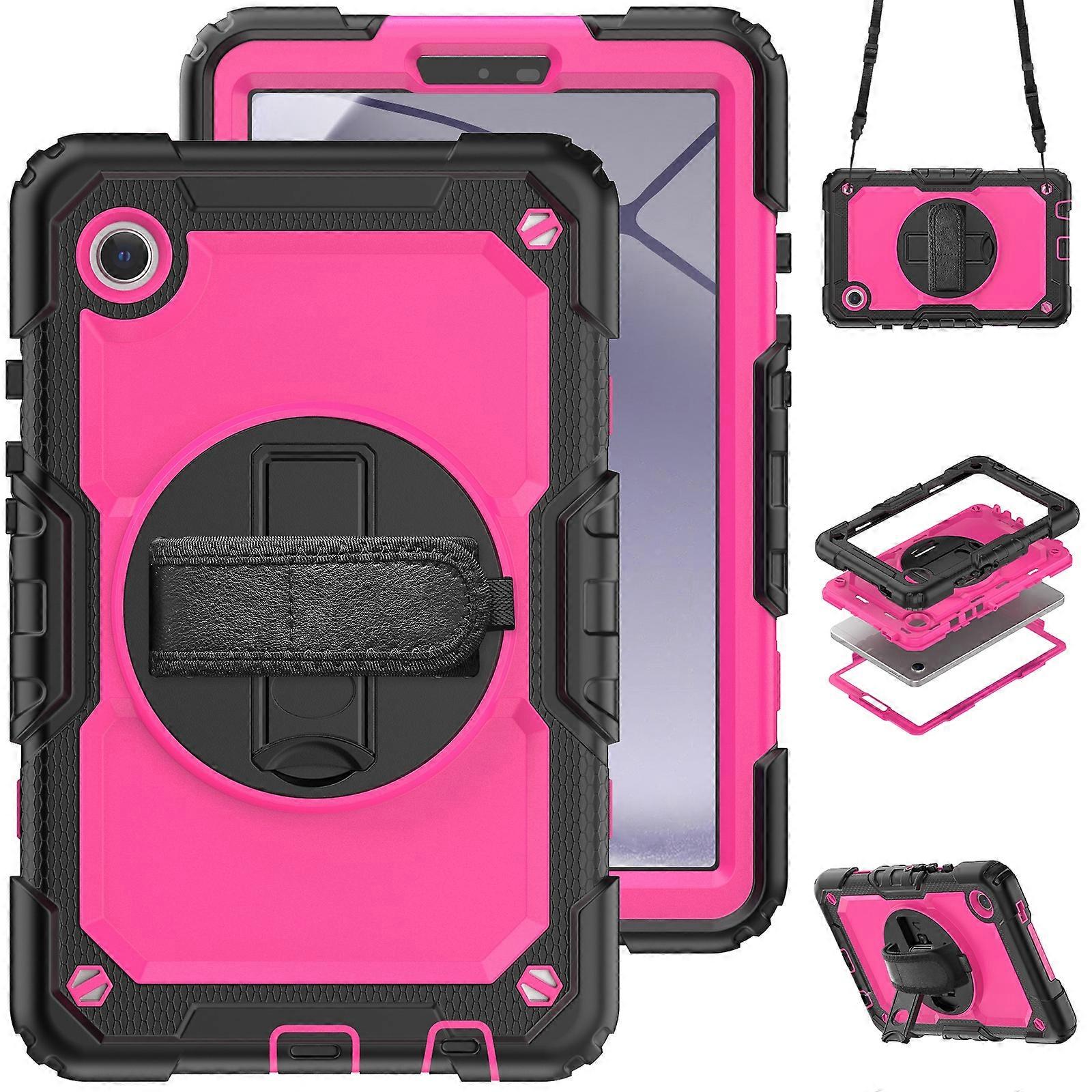Silicone + PC Tablet Case com alça de ombro