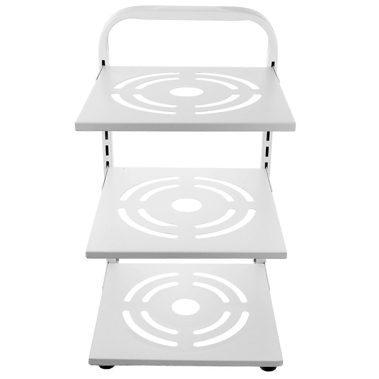 Household Pan Organizer Adjustable Pan Organizer for Kitchen 27X21X41CM Rust-Proof 1Pack