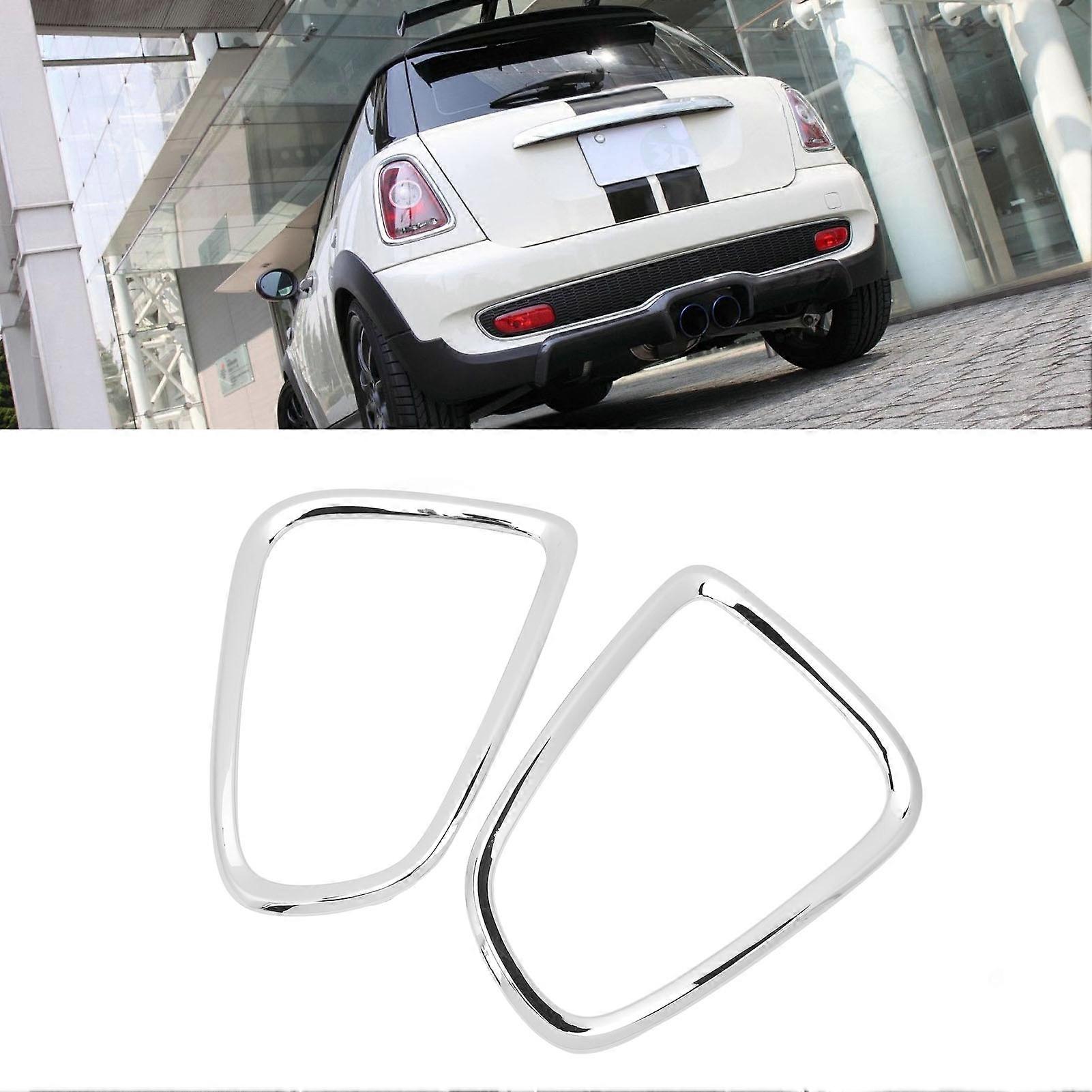 2PCS Taillight Trim Ring Left Right Stylish 51132752243 Tail Lamp Frame Ring for R56 R57 R58 R59 