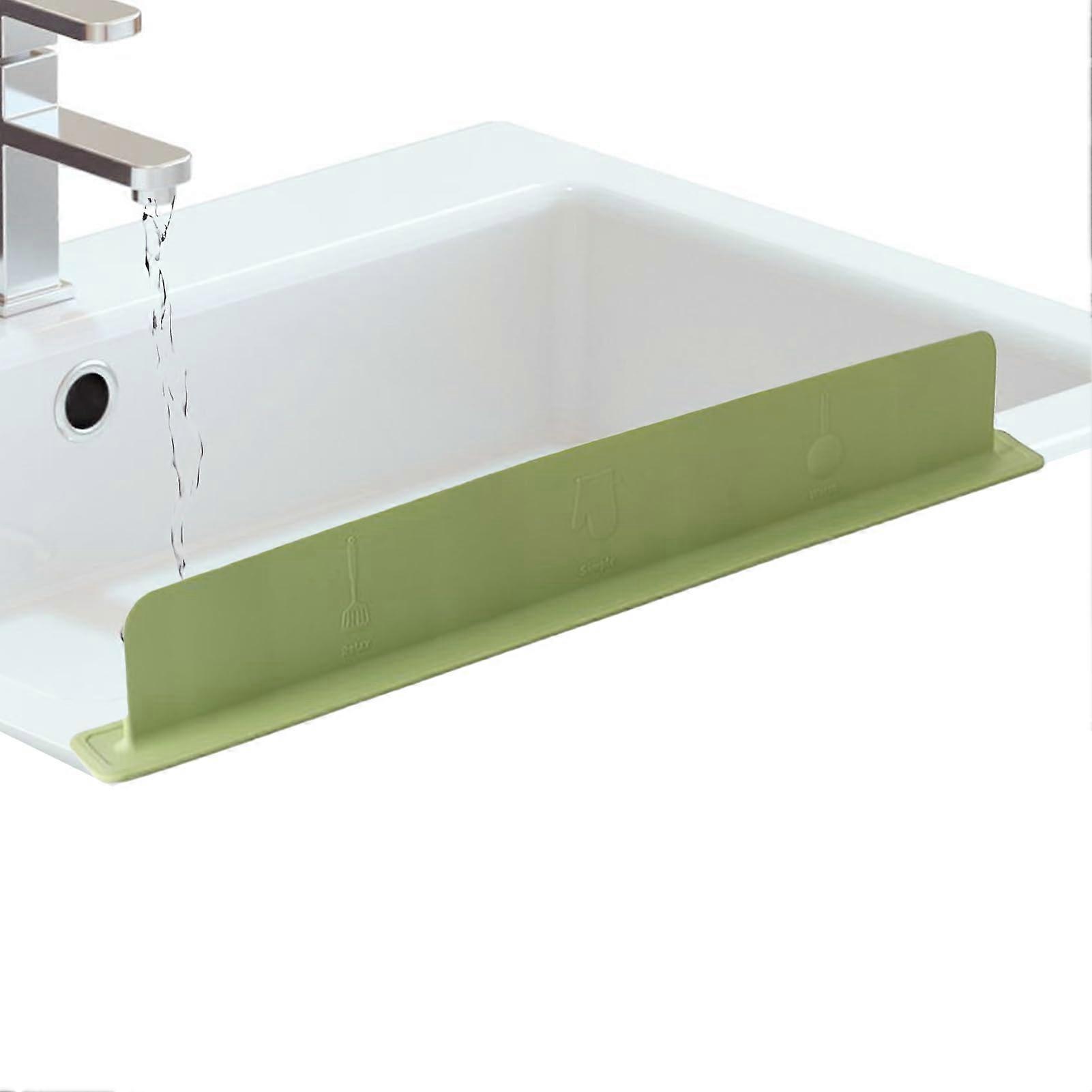 Splash guard for sink, silicone water deflector – heatresistant design with enhanced suction cup.