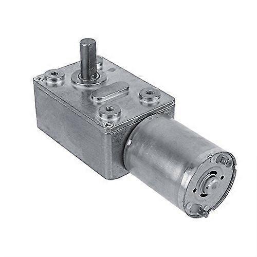 12V DC Reversible Worm Gear Motor 40RPM High Torque Speed Reduction Electric Motor for DIY and Robotics
