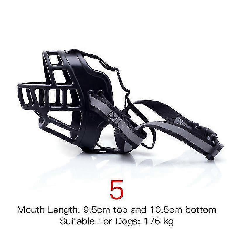 Highly Protective Anti-Biting Training Muzzle for Dogs, Adjustable Pet Mask for Safe Walks