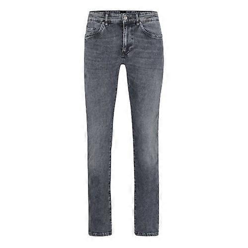 Boss Mens Delaware 3 Leather Patch Jeans