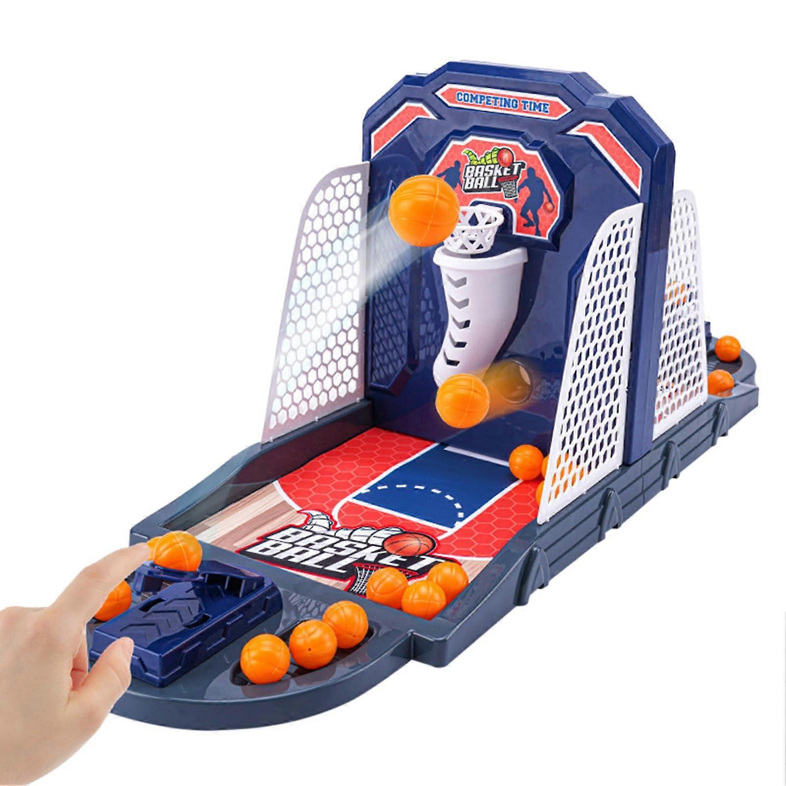 Desktop Basketball Games for Kids and Adults, Portable Interactive Tabletop Basketball Set, Fun Family Board Game