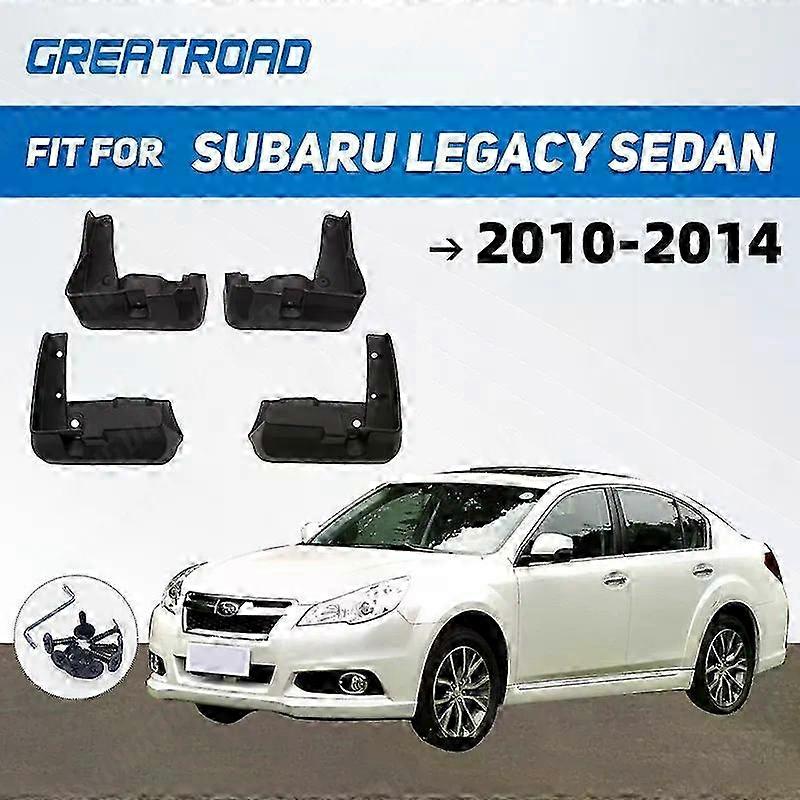 Set Car Mud Flaps For Suitable Brand Legacy Sedan 2010-2014 Mudflaps Splash Guards Mud Flap Mudguards Fender Front Rear Styling 2012