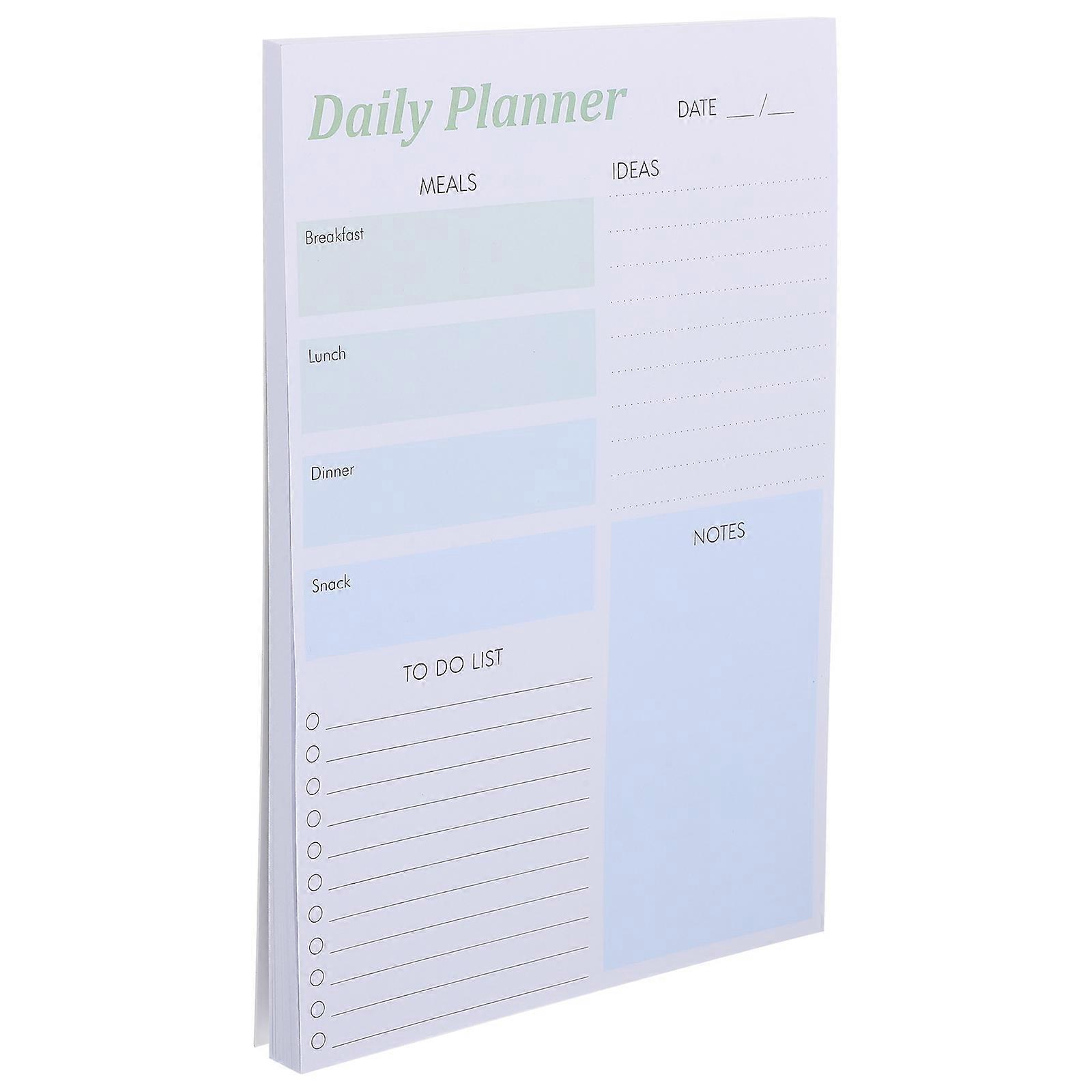 Tearable Notepad Compact Memo Pads Office Work Magnetic Attachment General Users 24.00X16.50X0.80CM Daily Agenda Mini 1Pcs