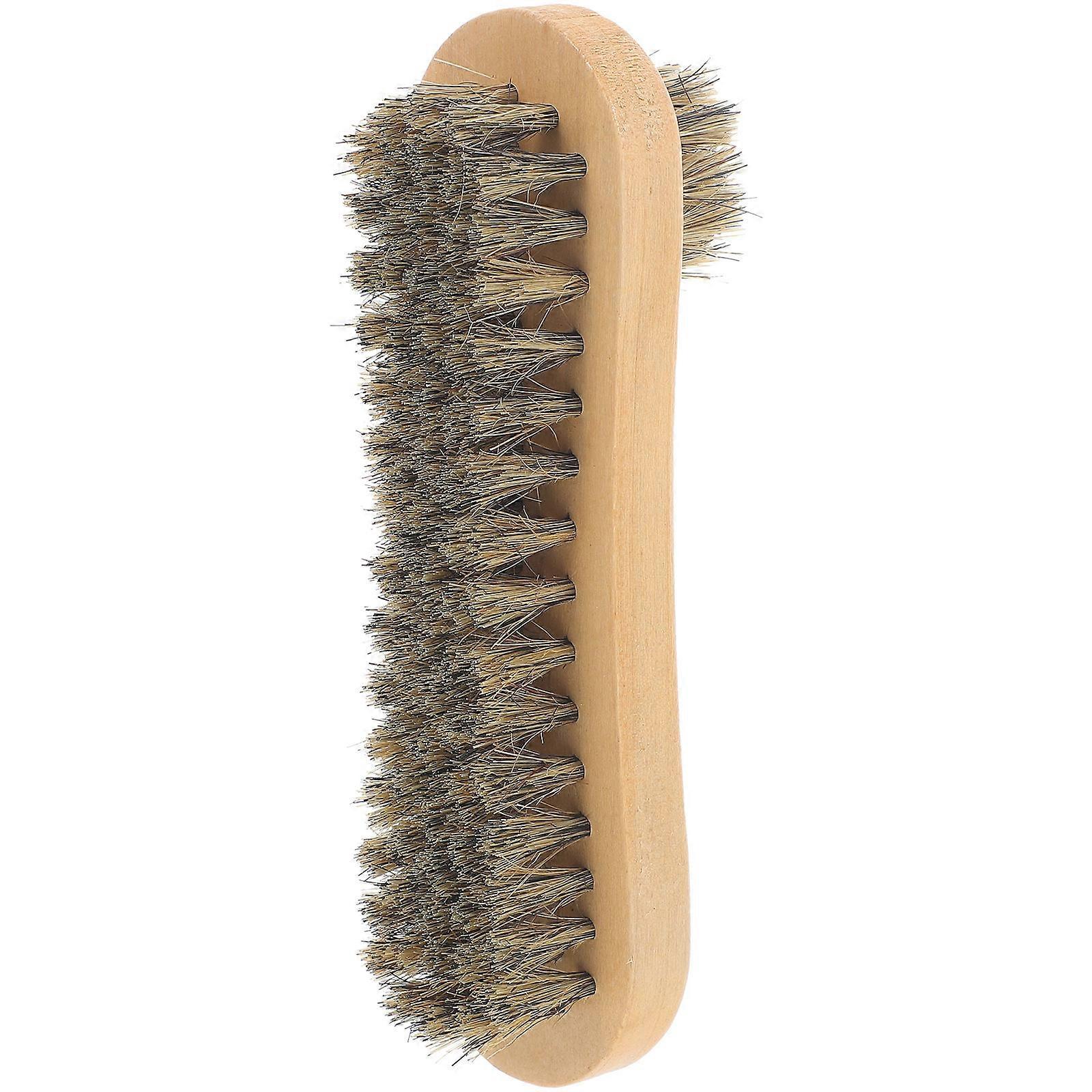 Double Sided Sand Remover Brush with Ergonomic Handle – Compact, Portable Scrub Brush for Beach, Car, RV, Boat & Multi Surface Cleaning