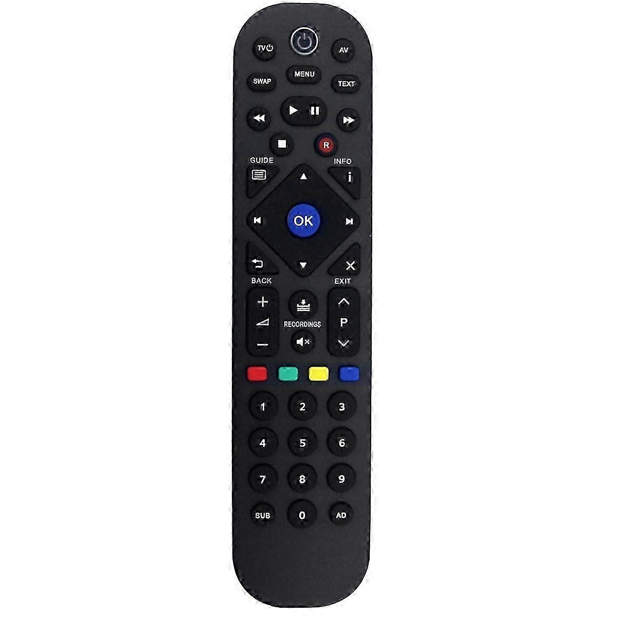 Replace T2-R Remote Control for Manhattan T2-R Freeview HD Recorder Remote Control