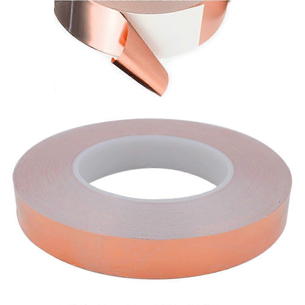 Advanced Superconducting Copper Foil Shielding Tape 50m x 20mm for EMI RF Shielding Electrical Repair Soldering