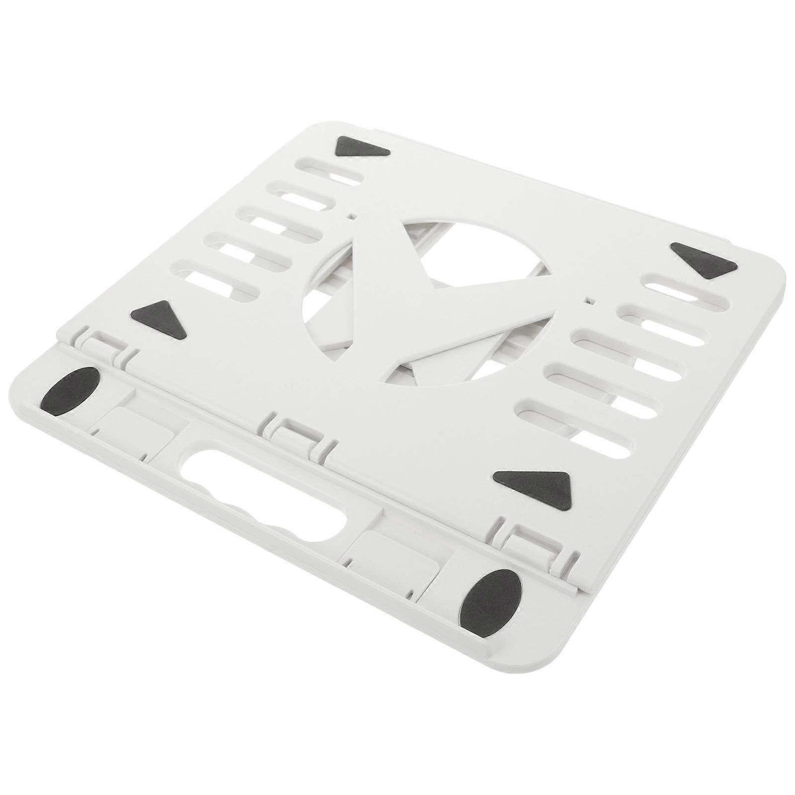 Adjustable Height Laptop Stand Ergonomic Support Prevent Overheat Plastic Computer Bracket For Adults 27.5X25.5CM 1Pcs